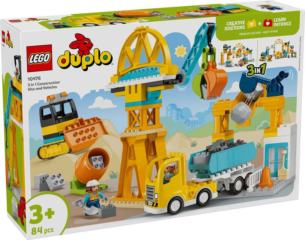LEGO® DUPLO® 10476 3 in 1 Construction Site and Vehicles