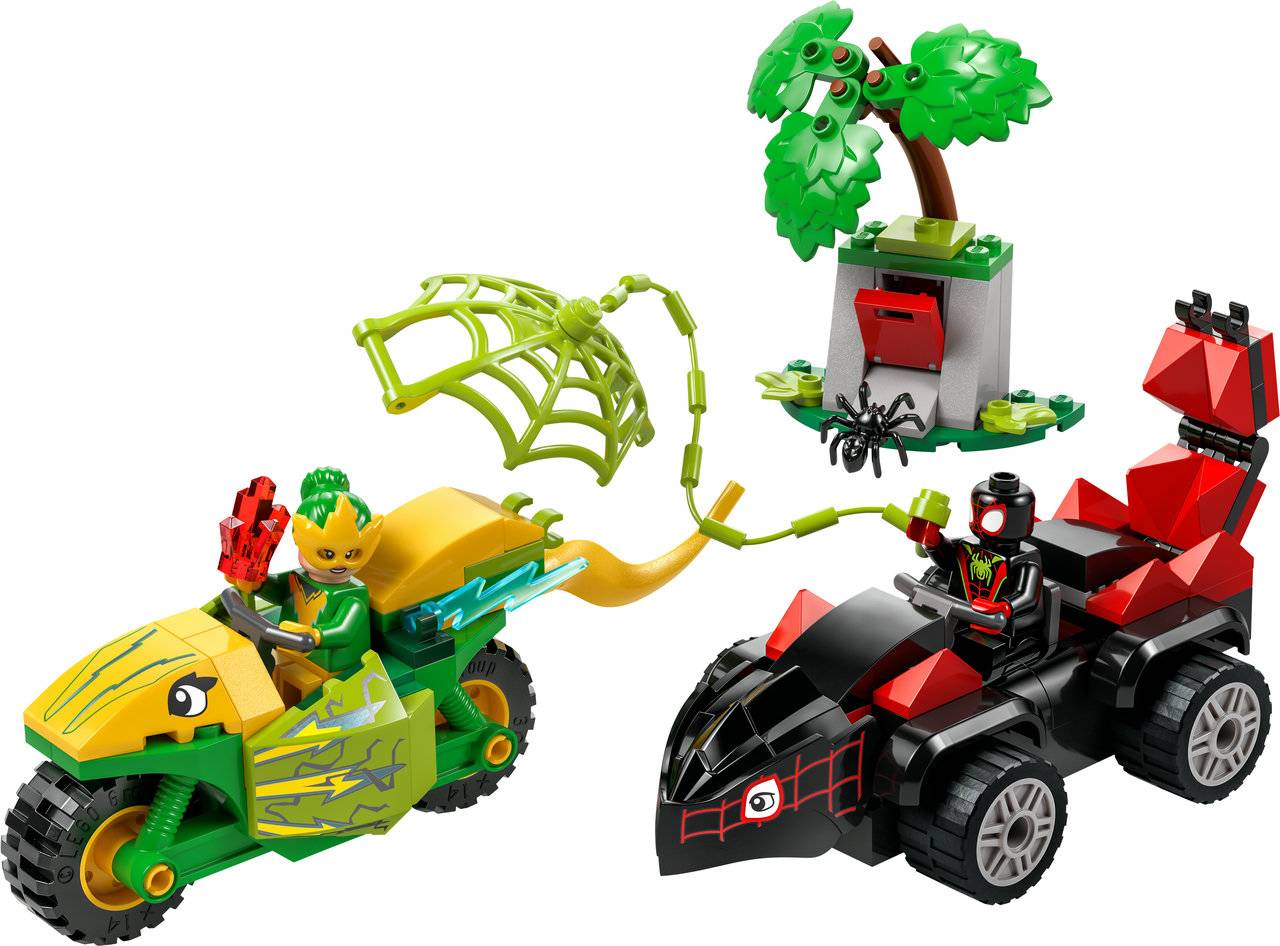 LEGO® Spidey 11198 Spin and Electro Dinosaur Vehicle Chase Build