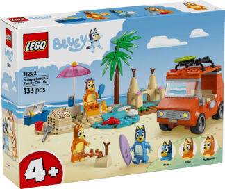LEGO® Bluey 11202 Bluey's Beach & Family Car Trip