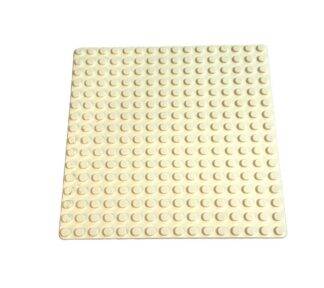 1 piece LEGO® 16x16 Baseplate 3867 White (Used)