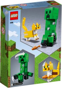 lego 21156 minecraft bigfig creeper and ocelot figures set