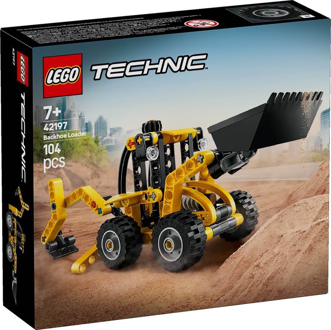 LEGO® Technic 42197 Backhoe Loader Build and Play Australia