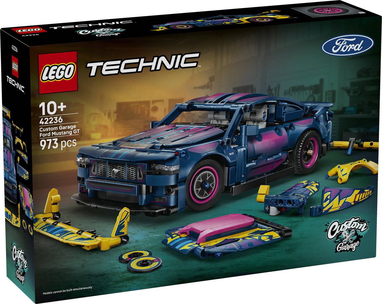 LEGO® Technic 42236 Custom Garage Ford Mustang GT Car