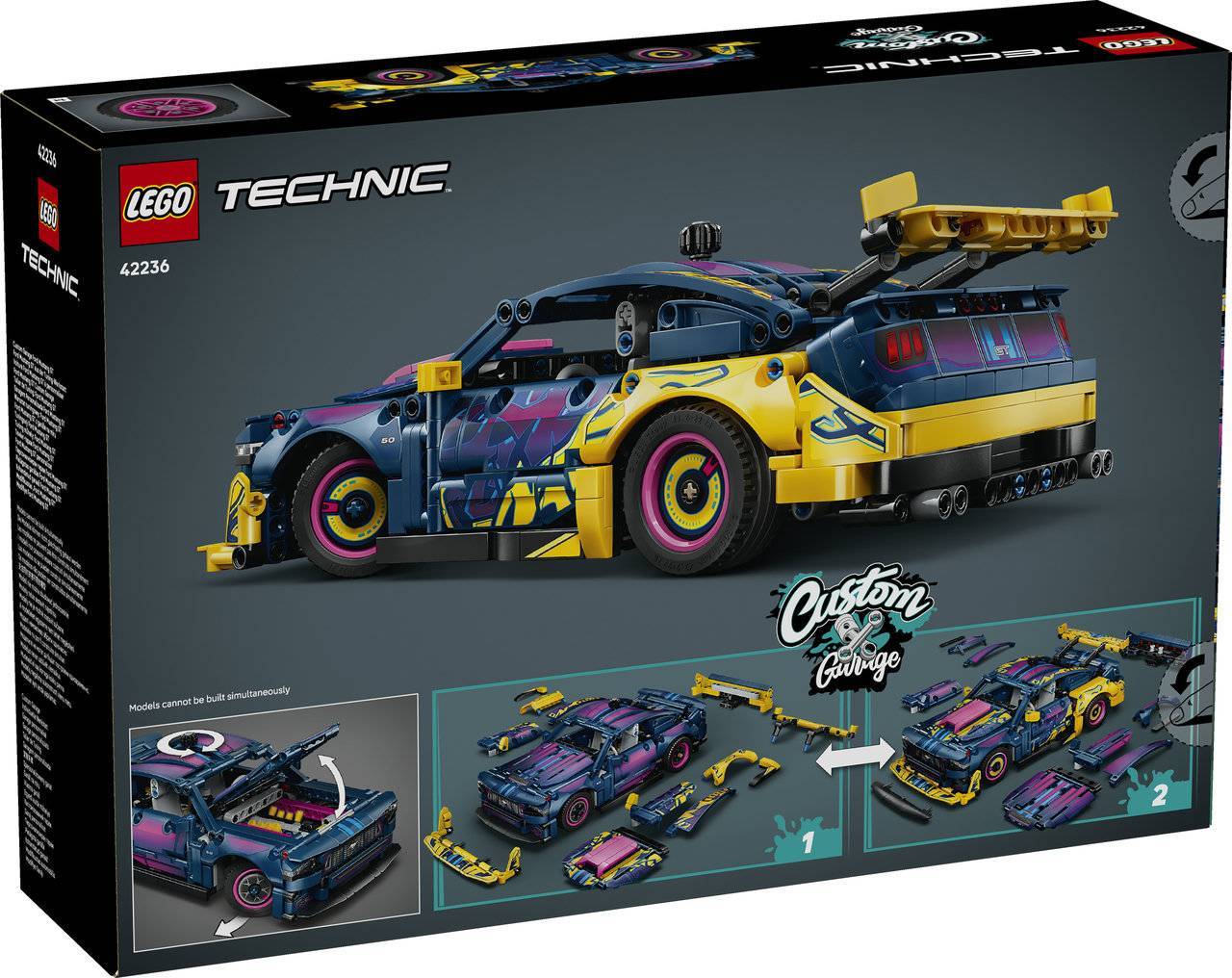 LEGO® Technic 42236 Custom Garage Ford Mustang GT Car - Image 4