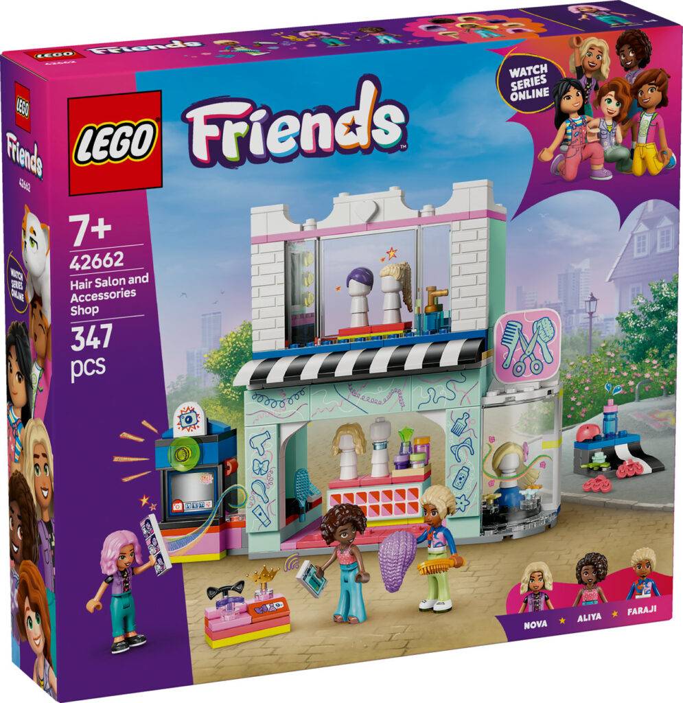 LEGO® Friends 42662 Hair Salon and Accessories Shop - Build and Play ...