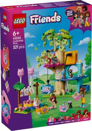 LEGO® Friends 42666 Cat Birthday Party & Tree House