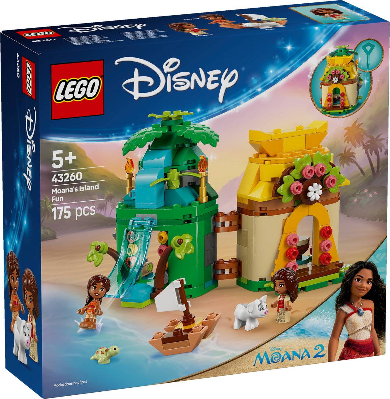 LEGO® Disney Princess 43260 Moana's Island Fun Build and Play