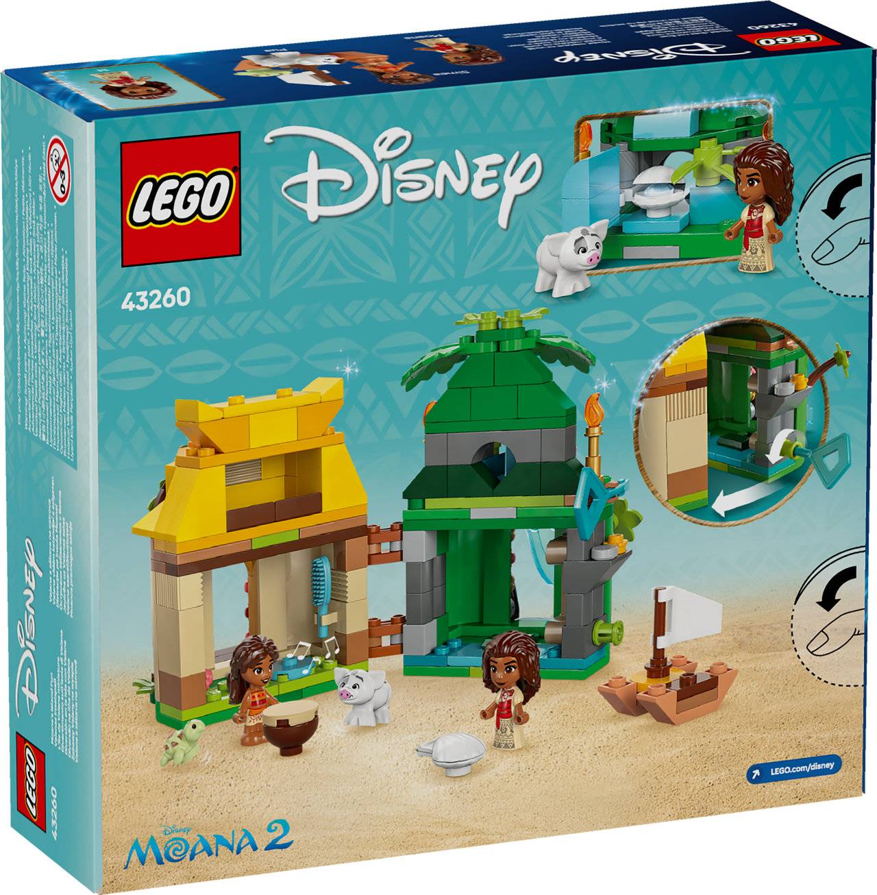LEGO® Disney Princess 43260 Moana's Island Fun Build and Play