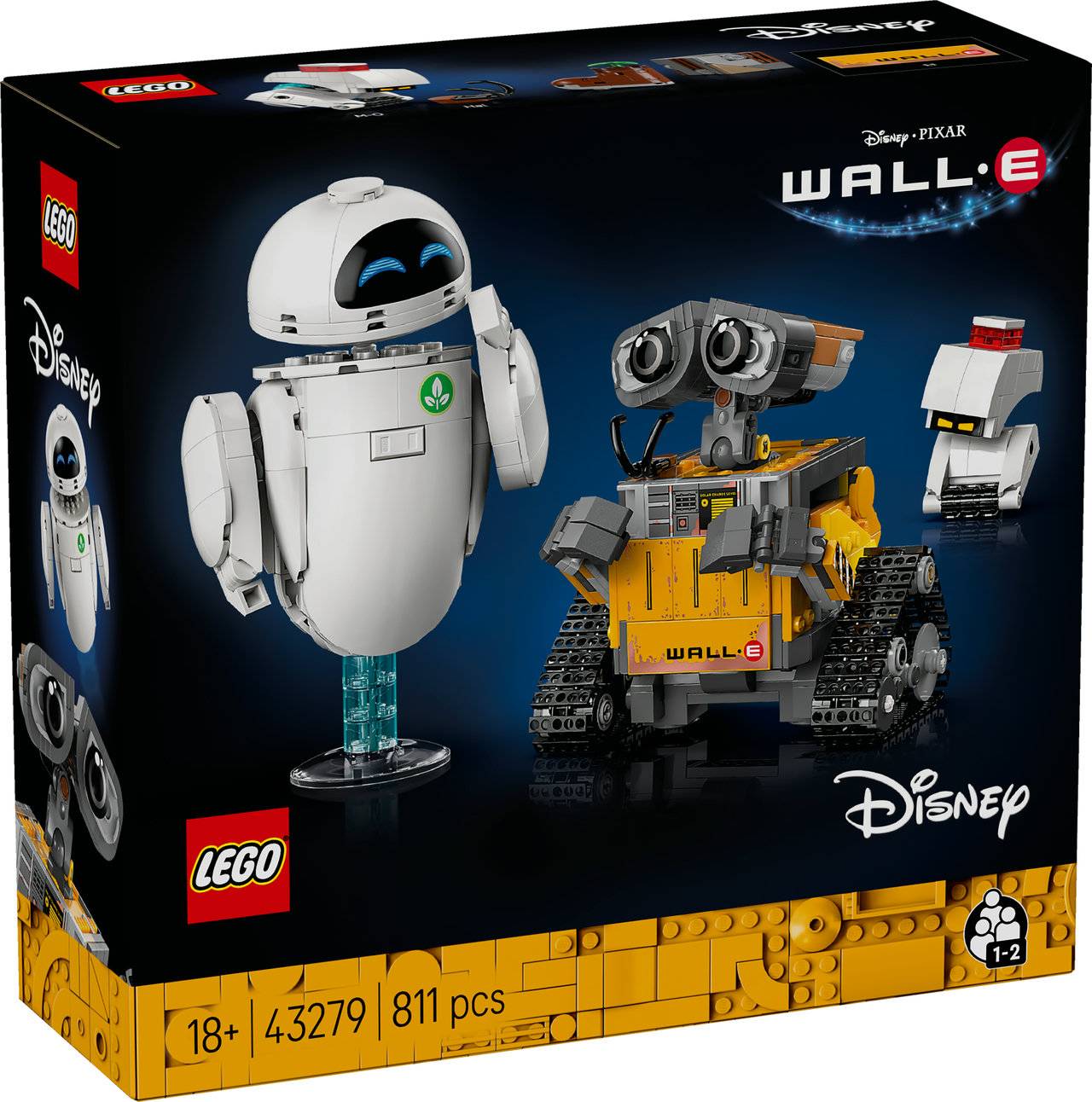 LEGO® Disney 43279 WALL-E and EVE