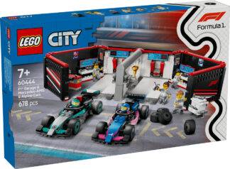 LEGO® City 60444 F1® Garage & Mercedes-AMG & Alpine Cars