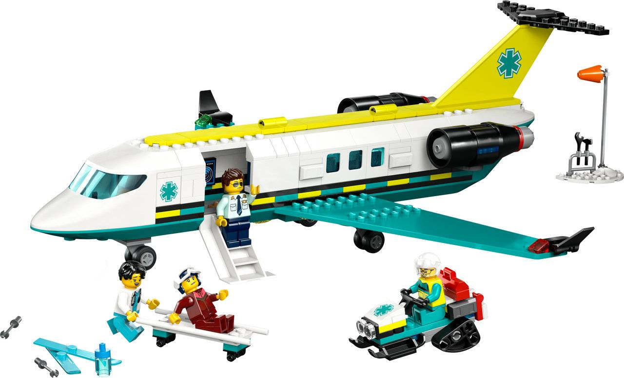 LEGO® City 60465 Emergency Air Ambulance Airplane - Build and Play ...