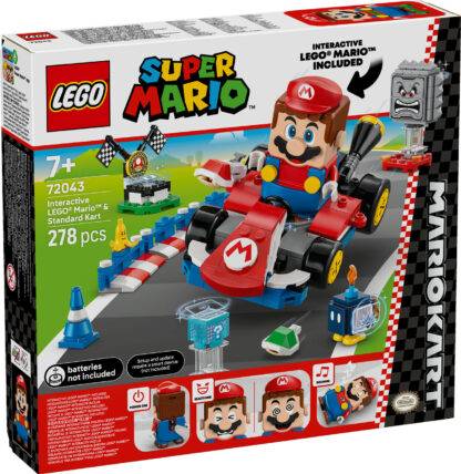 LEGO® Super Mario 72043 Mario Kart™ – Interactive LEGO® Mario™ & Standard Kart