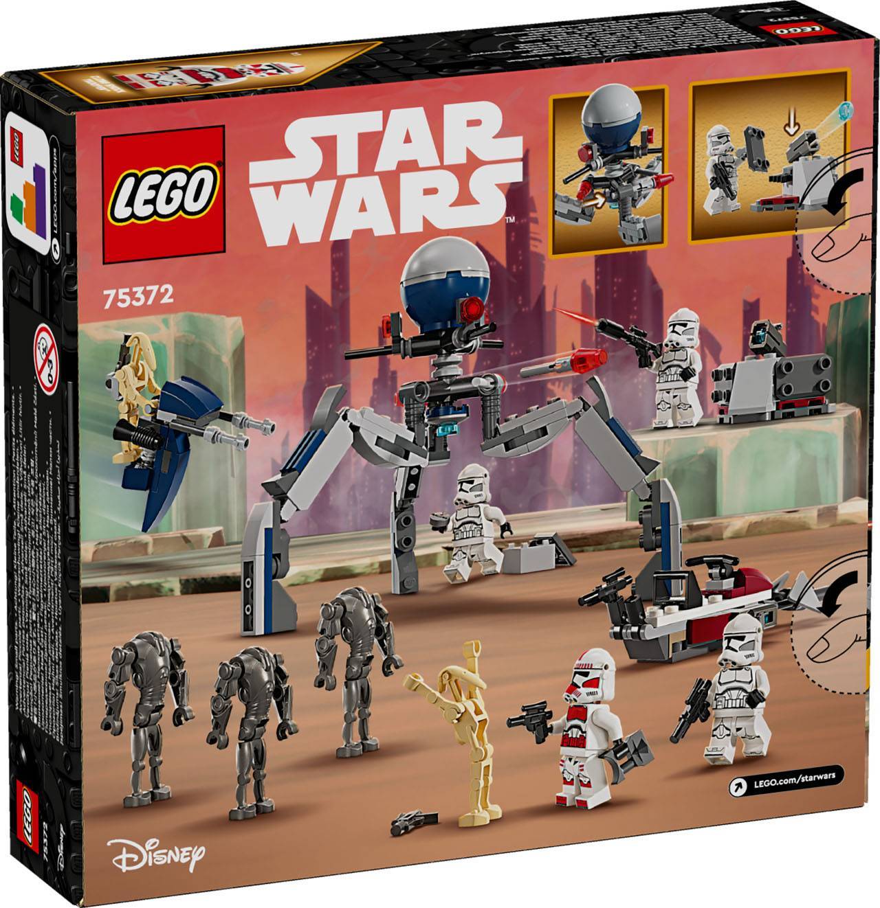 LEGO® Star Wars 75372 Clone Trooper™ & Battle Droid™ Battle Pack