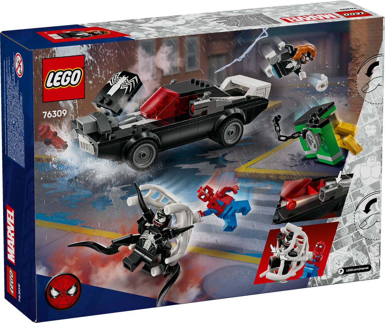 LEGO® Super Heroes 76309 Spider-Man Venom Muscle Car Build
