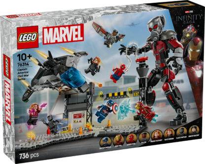 LEGO® Super Heroes 76314 Captain America: Civil War Action Battle