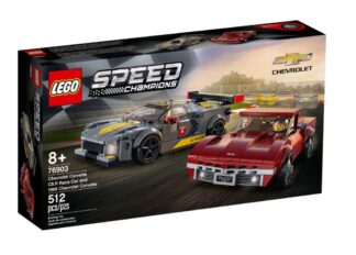 LEGO® Speed Champions 76903 Chevrolet Corvette C8.R Race Car and 1968 Chevrolet Corvette