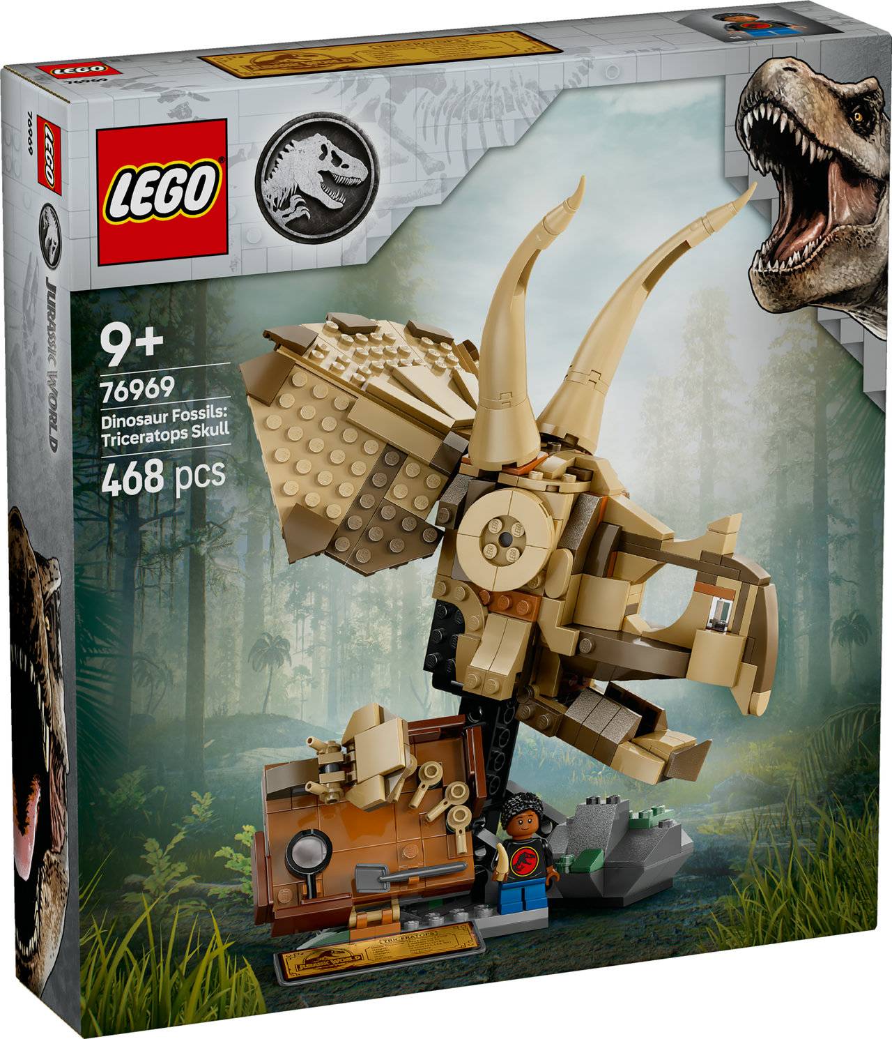 Triceratops Old Jurassic World Lego Sets LEGO Jurassic World Triceratops  Rampage 75937 ATV Motorcycle Model