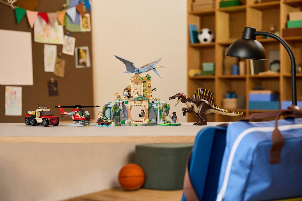 LEGO® Jurassic World 76976 Spinosaurus & Quetzalcoatlus Air Mission ...