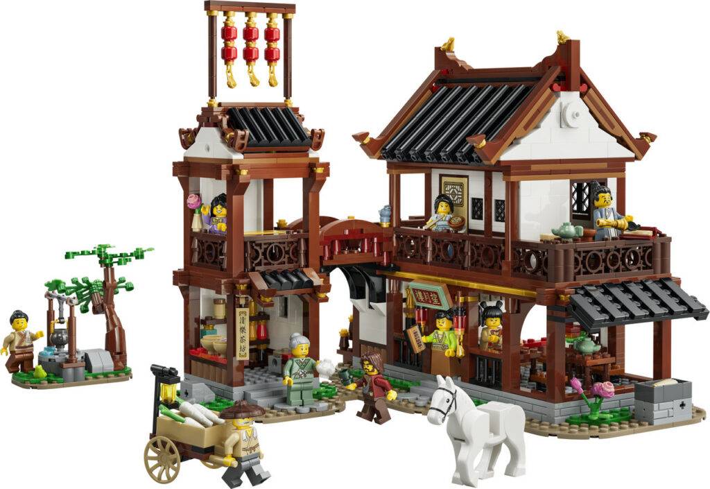LEGO® Chinese Festivals 80121 Ancient Moon-Gazing Inn - Build and Play ...