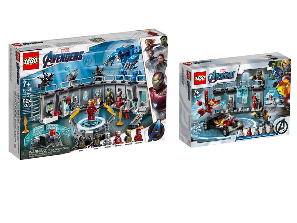 vejledning tidsplan Regn LEGO® Marvel Avengers 76125 Iron Man Hall of Armour + 76167 Iron Man  Armoury - Build and Play Australia